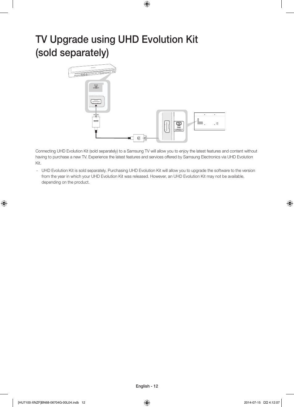 Samsung UE55HU7100S User Manual | Page 12 / 82