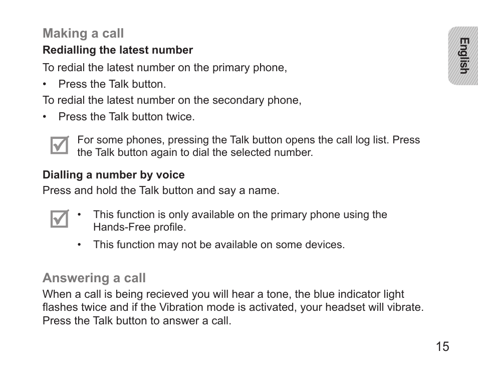 Samsung HM5000 User Manual | Page 17 / 134