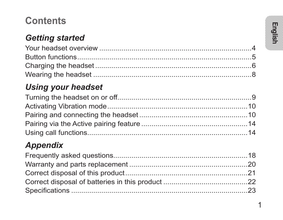 Samsung HM5000 User Manual | Page 3 / 134