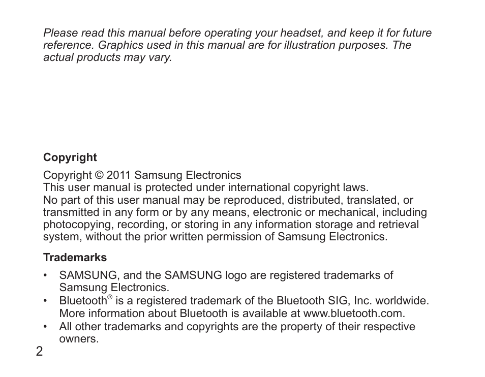 Samsung HM5000 User Manual | Page 4 / 134