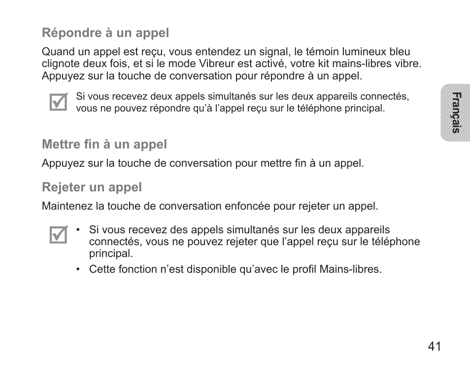 Samsung HM5000 User Manual | Page 43 / 134