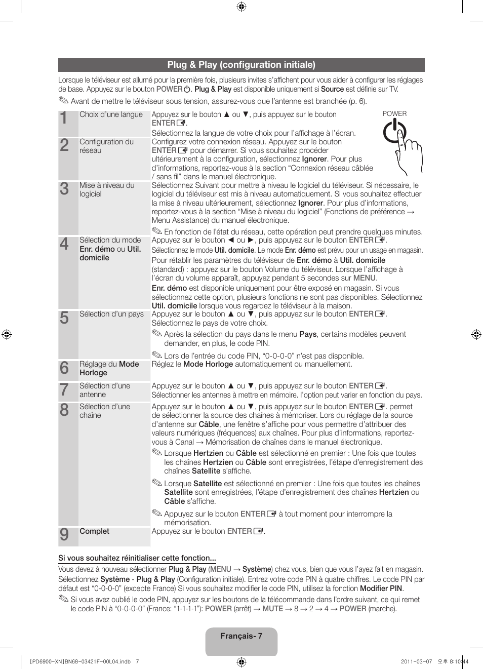 Samsung PS51D6900DS User Manual | Page 27 / 78