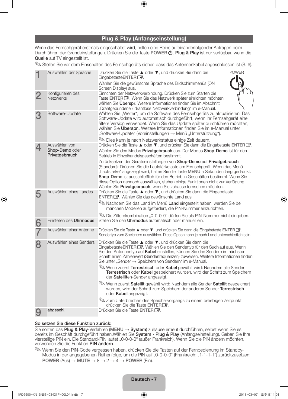 Samsung PS51D6900DS User Manual | Page 47 / 78