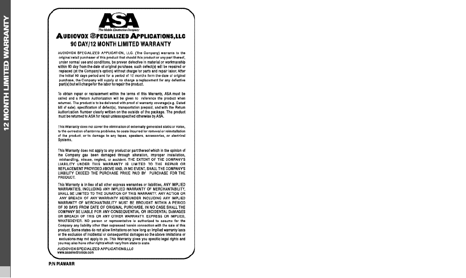 ASA ACC56M User Manual | Page 10 / 10