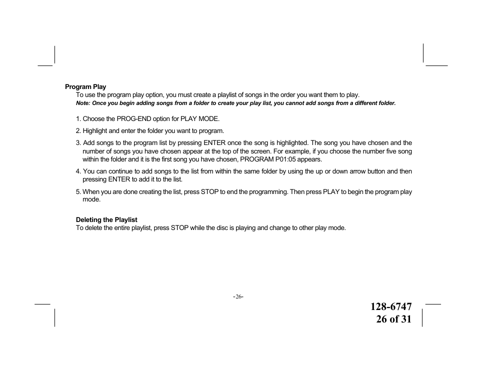 Audiovox VOD916 User Manual | Page 26 / 31