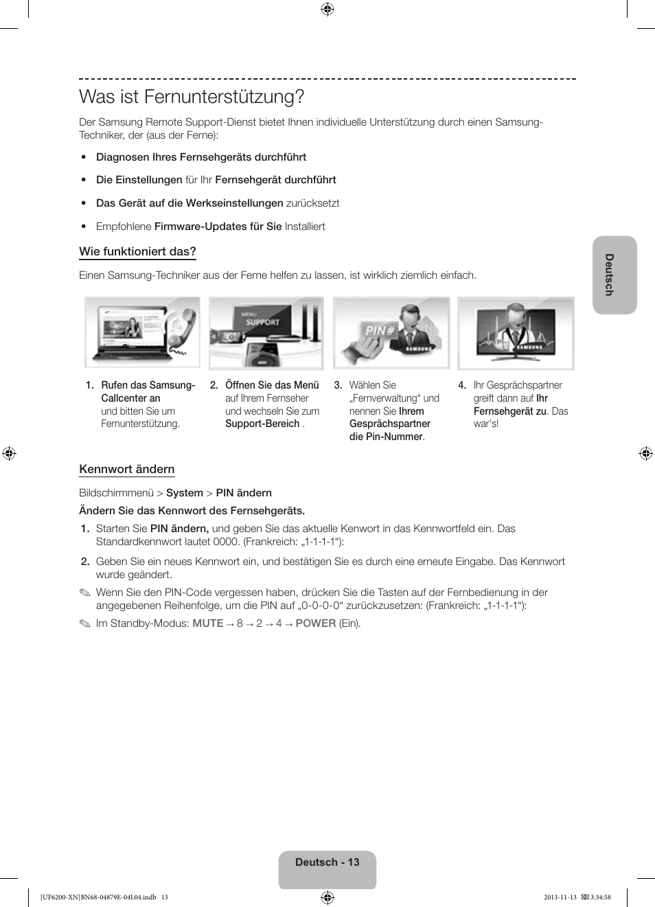 Was ist fernunterstützung | Samsung UE32F6200AW User Manual | Page 53 / 81