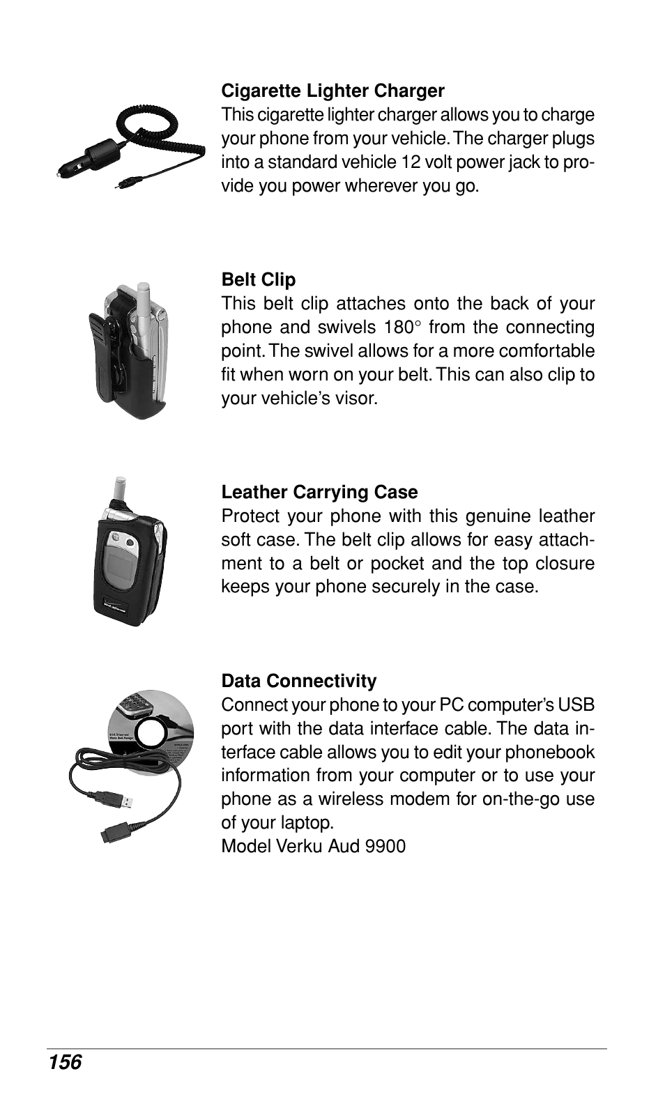 Audiovox CDM-9900 User Manual | Page 158 / 162