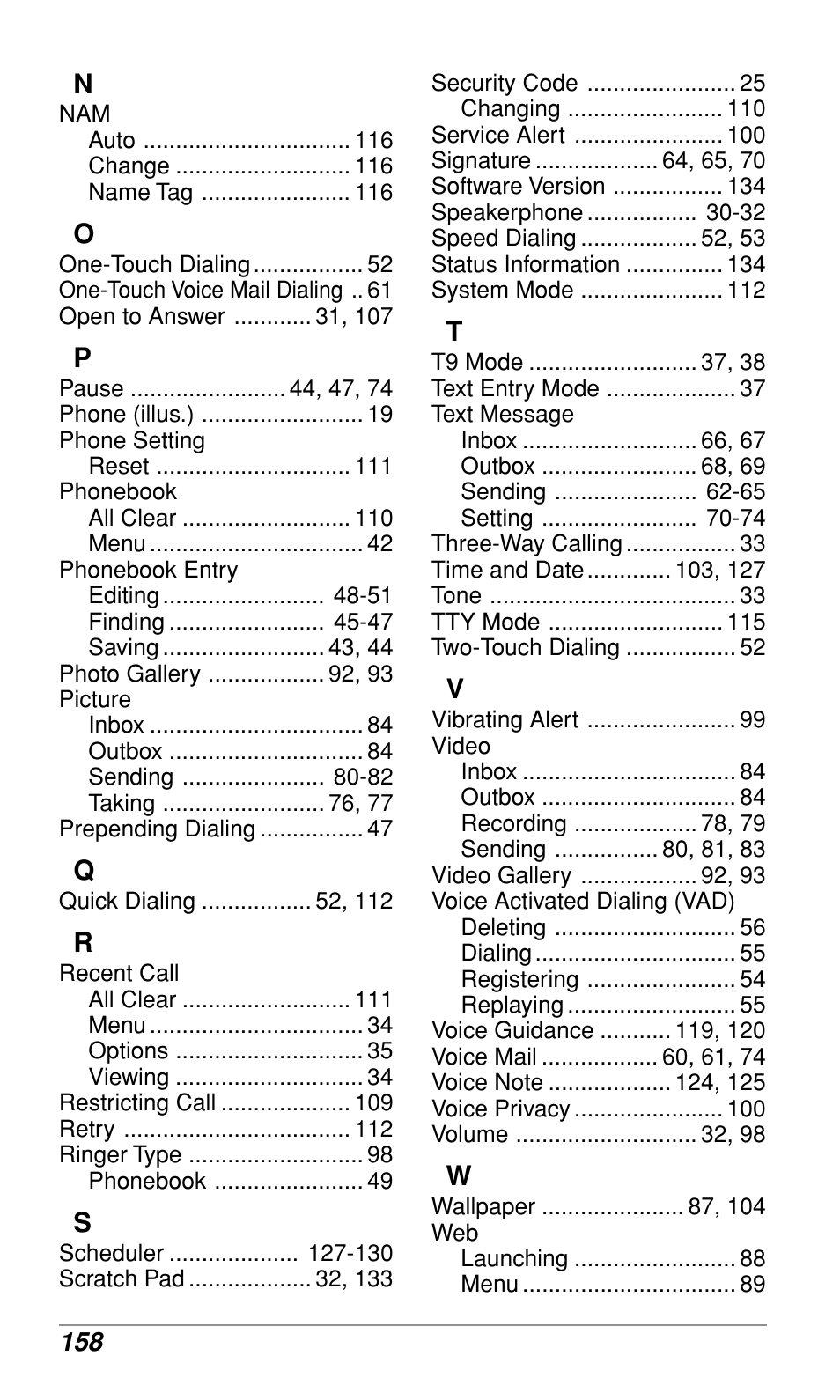 Audiovox CDM-9900 User Manual | Page 160 / 162