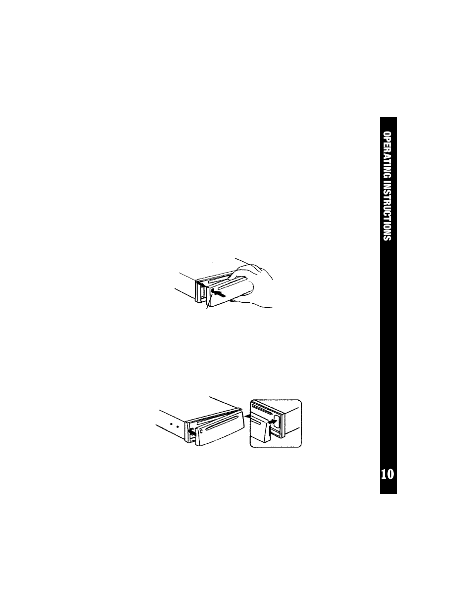 Oper a t ing instruc t ions | Audiovox ACD-21 User Manual | Page 11 / 16