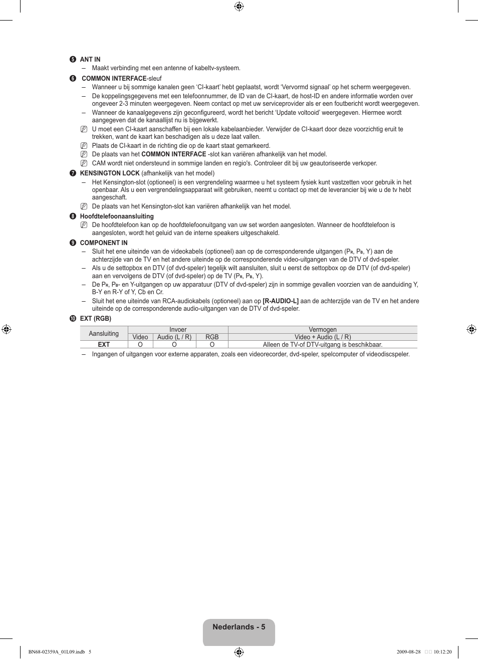 Samsung LE19B450C4W User Manual | Page 109 / 318
