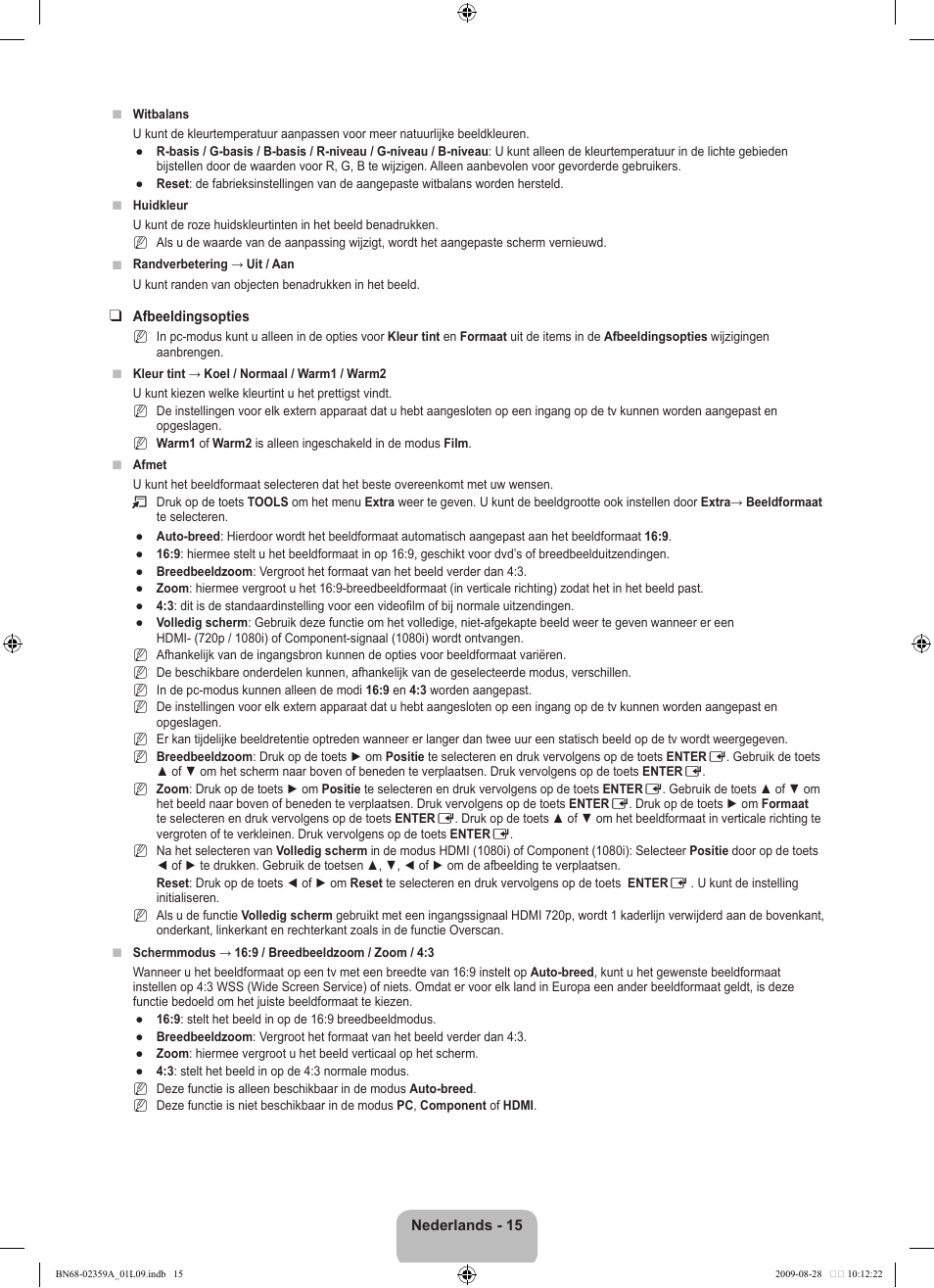 Samsung LE19B450C4W User Manual | Page 119 / 318