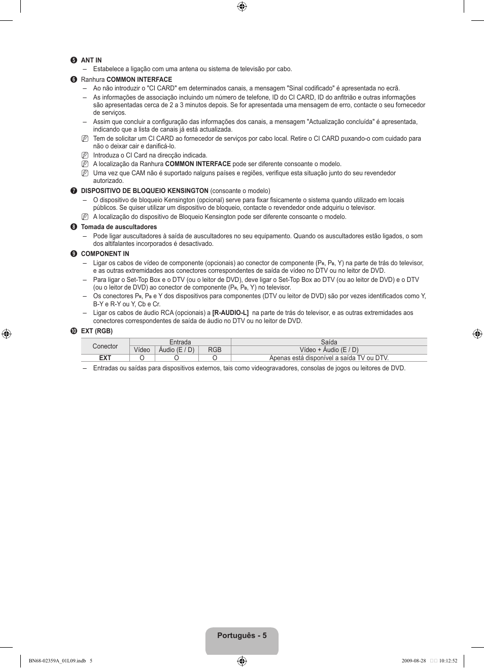 Samsung LE19B450C4W User Manual | Page 213 / 318