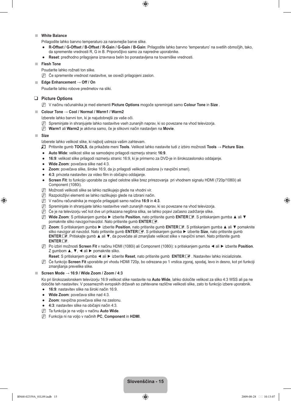 Samsung LE19B450C4W User Manual | Page 257 / 318