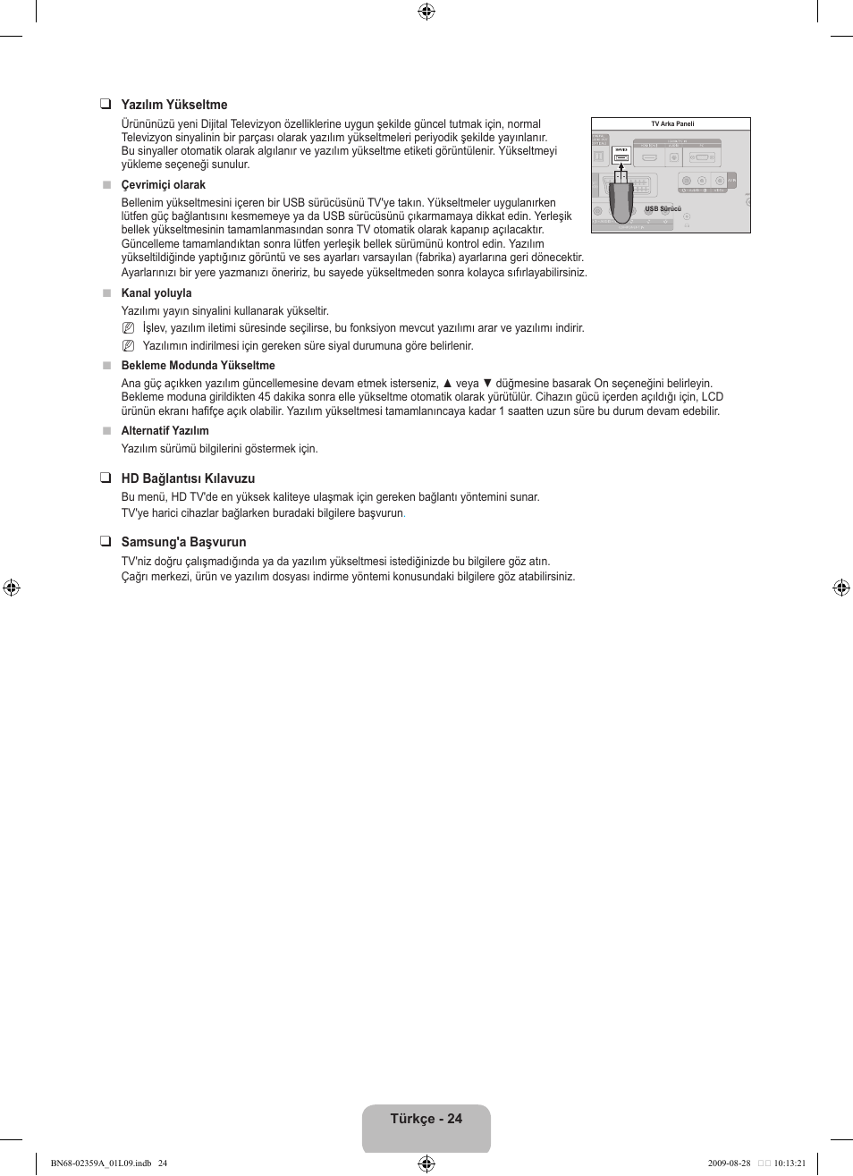 Samsung LE19B450C4W User Manual | Page 300 / 318