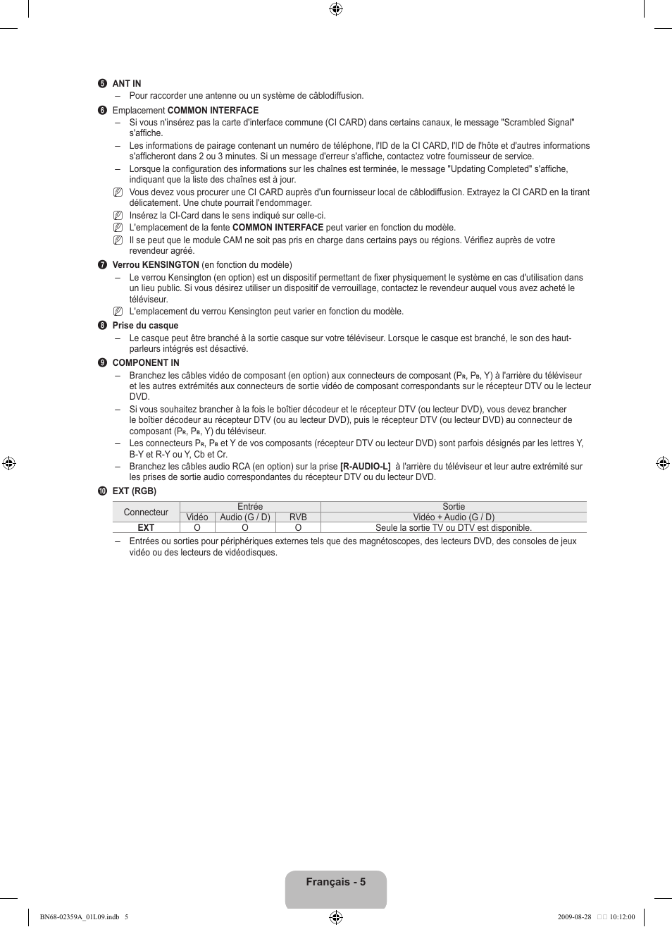 Samsung LE19B450C4W User Manual | Page 41 / 318