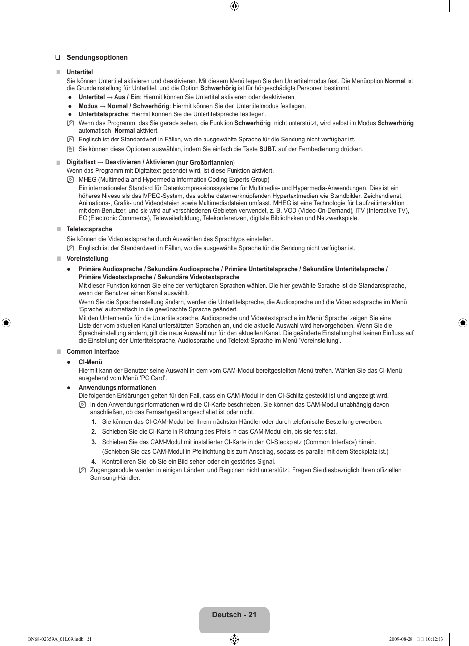 Samsung LE19B450C4W User Manual | Page 91 / 318