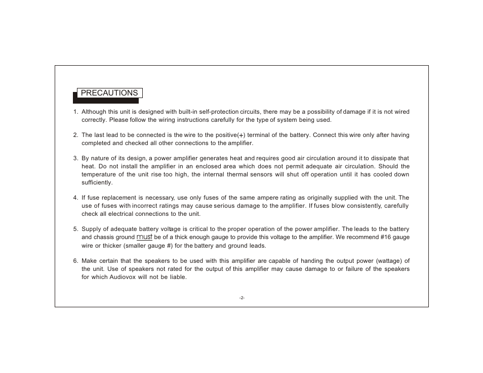 Audiovox AXT-120 User Manual | Page 4 / 12