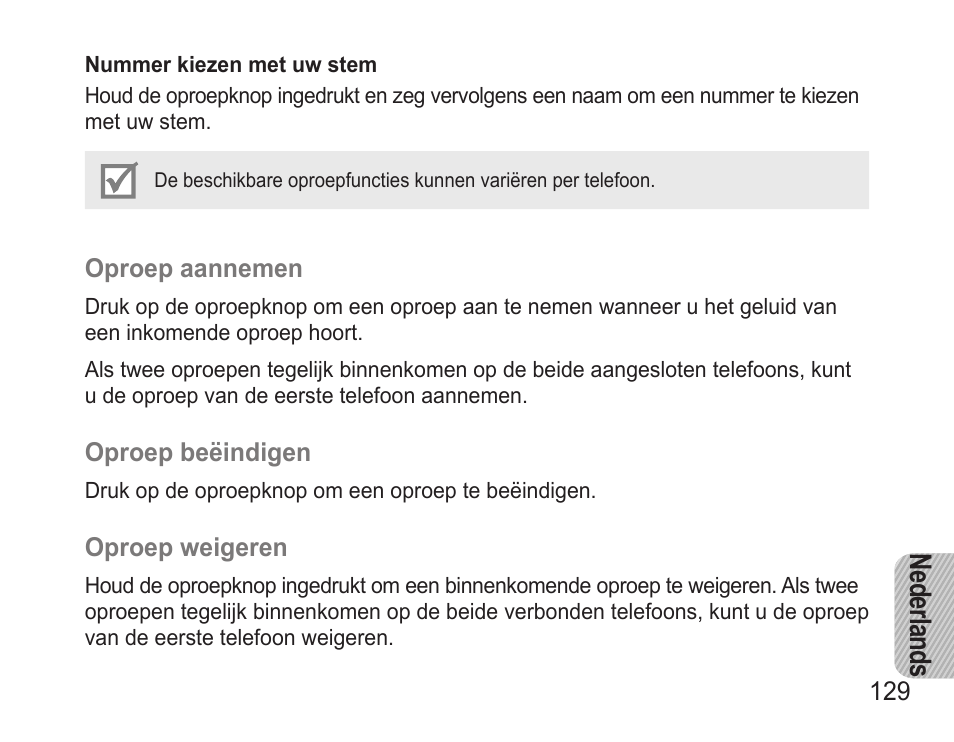 Ne der lan ds | Samsung BHM3500 User Manual | Page 132 / 143