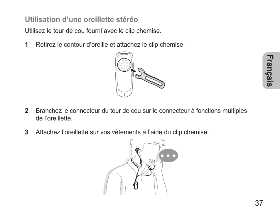 Français | Samsung BHM3500 User Manual | Page 40 / 143