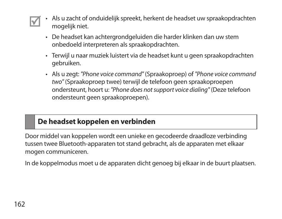 De headset koppelen en verbinden | Samsung BHS6000 User Manual | Page 164 / 184