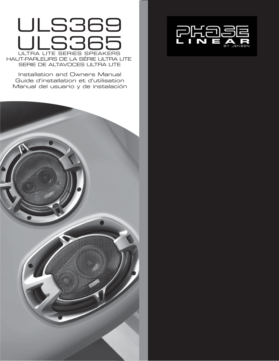 Audiovox ULS369 User Manual | 10 pages