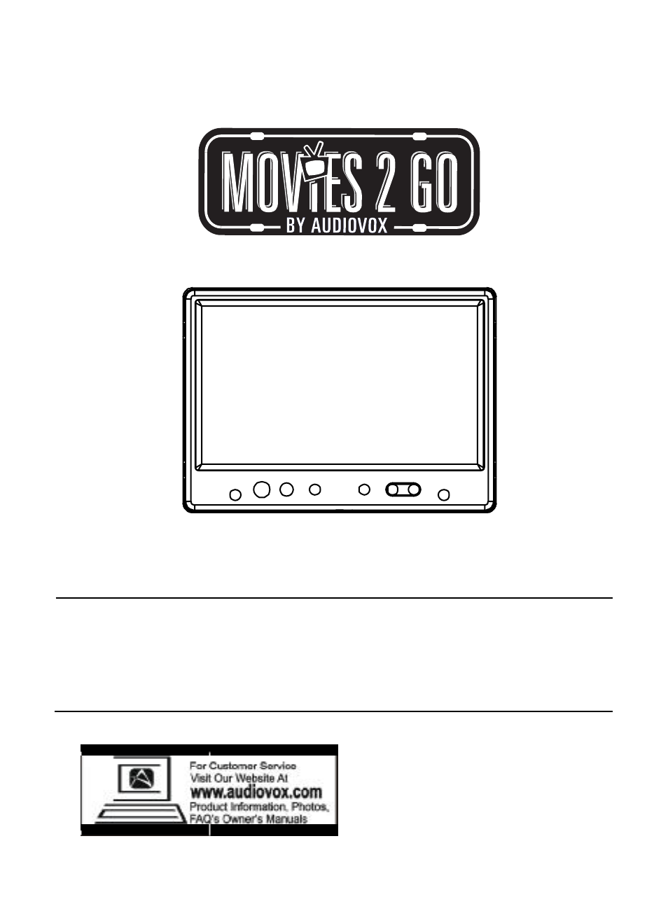 Audiovox MM530 User Manual | 12 pages