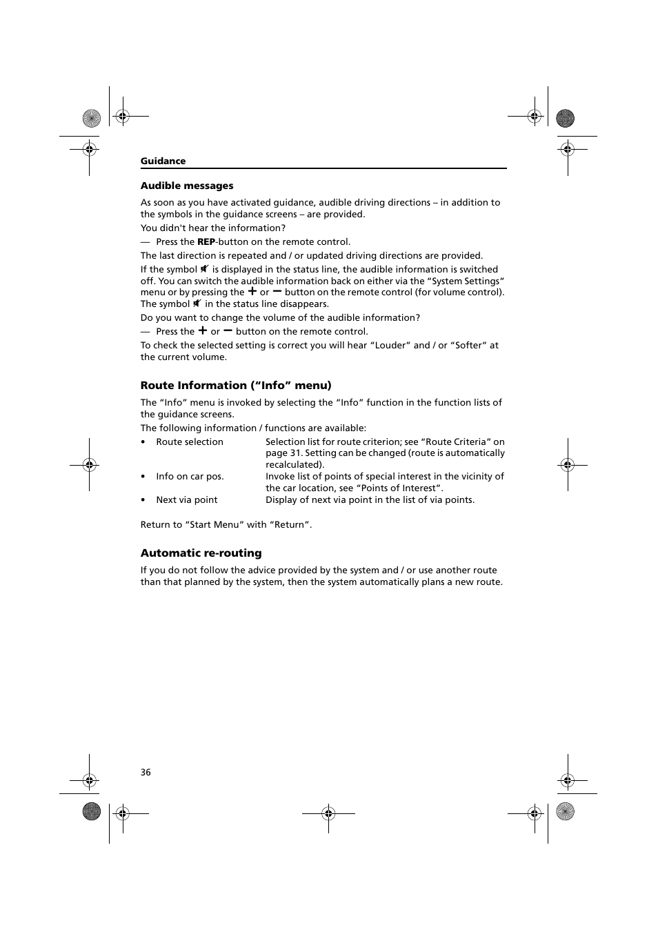 Audiovox NPC5000 User Manual | Page 36 / 105