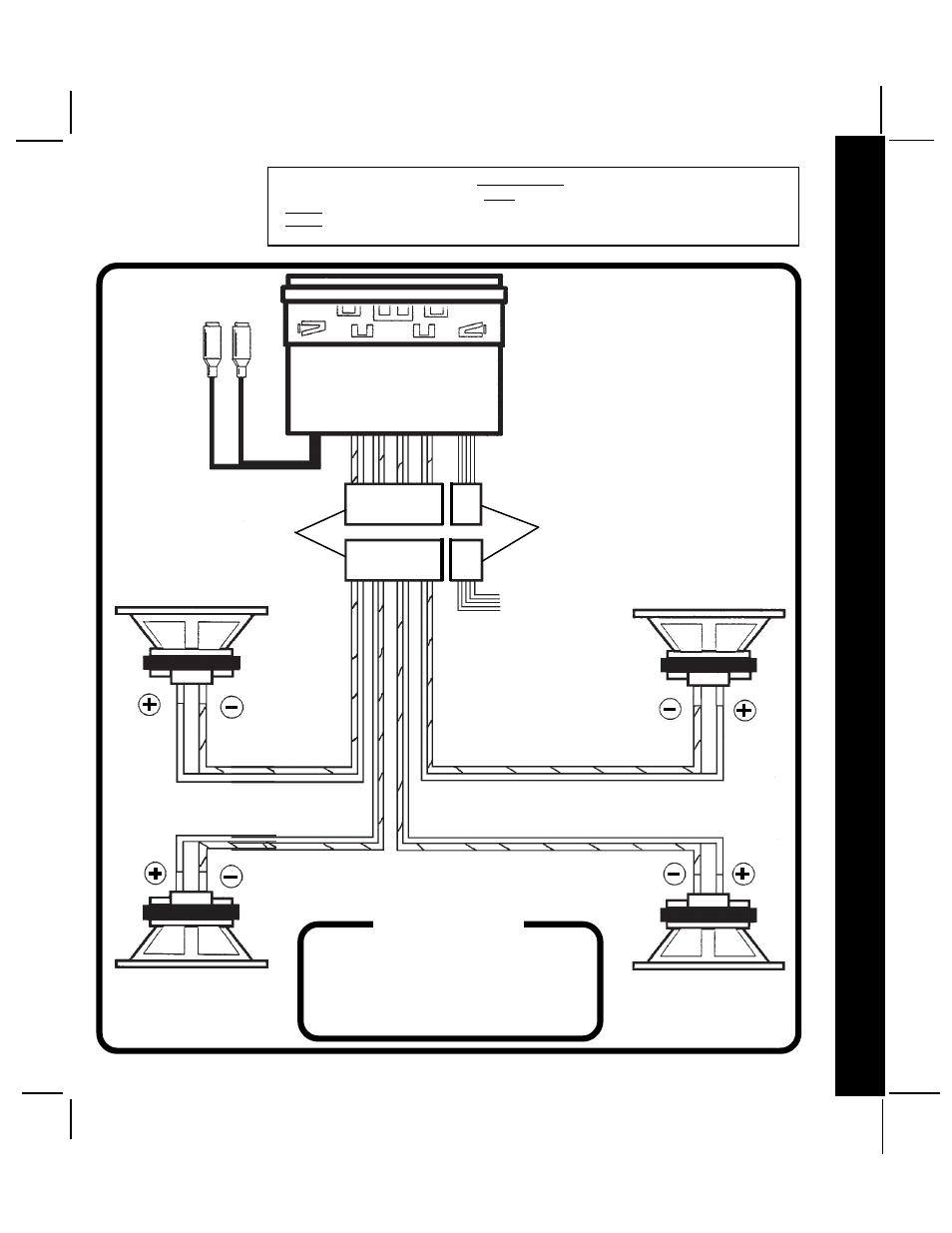 Help, Speaker wiring | Audiovox Rampage AV-455 User Manual | Page 5 / 12