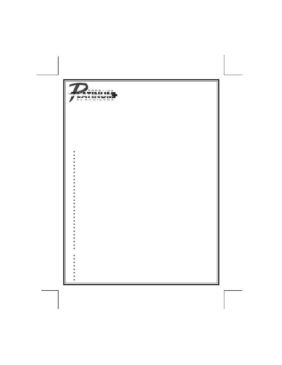 Audiovox APS 500 User Manual | 30 pages