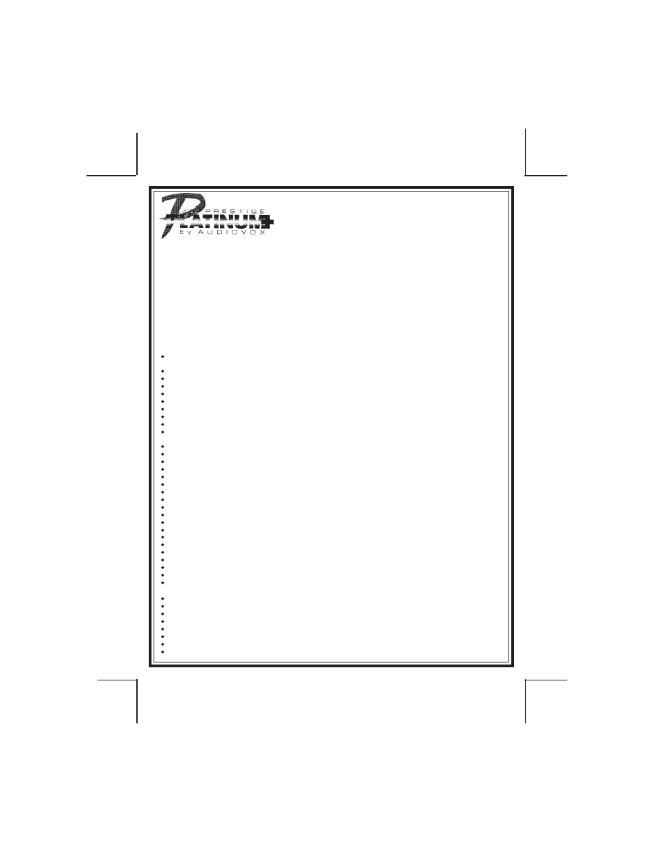 Modèle aps 500 | Audiovox APS 500 User Manual | Page 11 / 30
