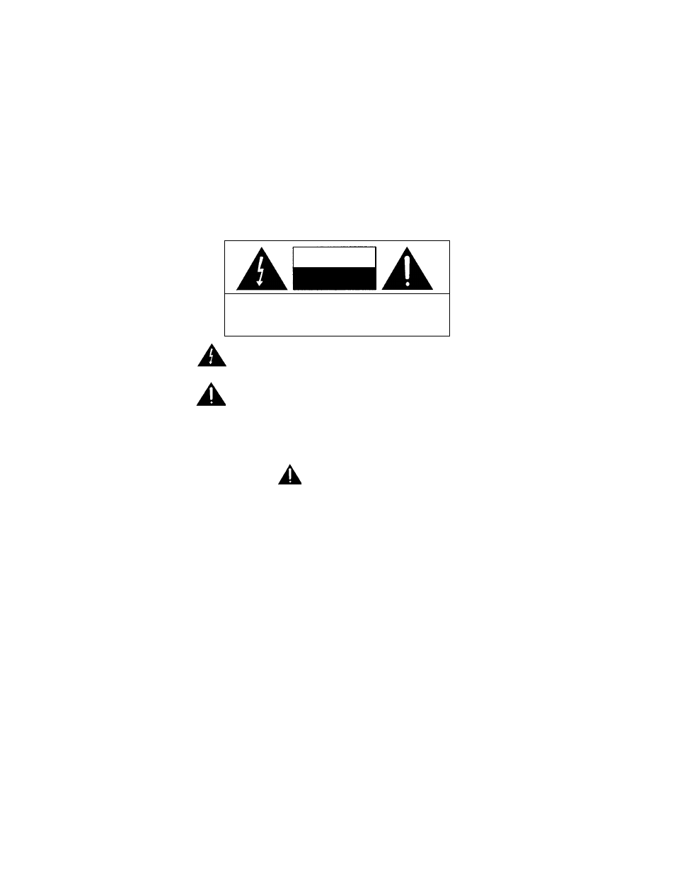 Explanation of graphic symbols warning, Caution | Audiovox LCM56 User Manual | Page 2 / 12