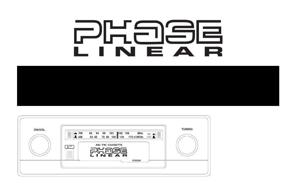 Audiovox PCR2500 User Manual | 24 pages