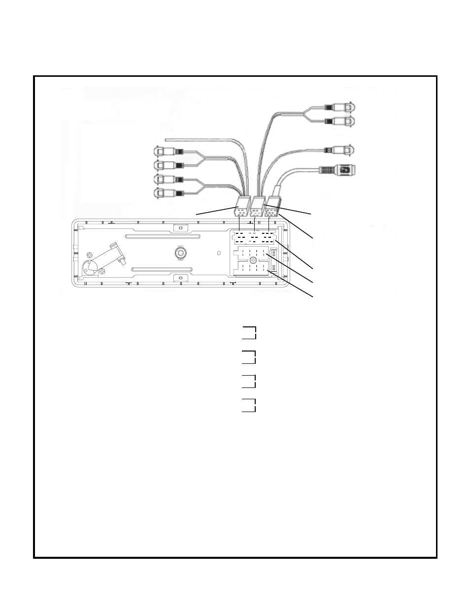 Iso a, Iso socket pinouts | Audiovox P-963ESP User Manual | Page 6 / 8
