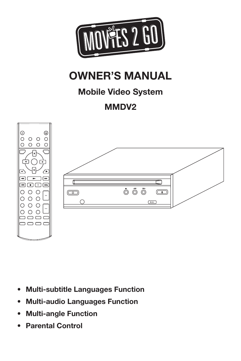 Audiovox MMDV2 User Manual | 22 pages