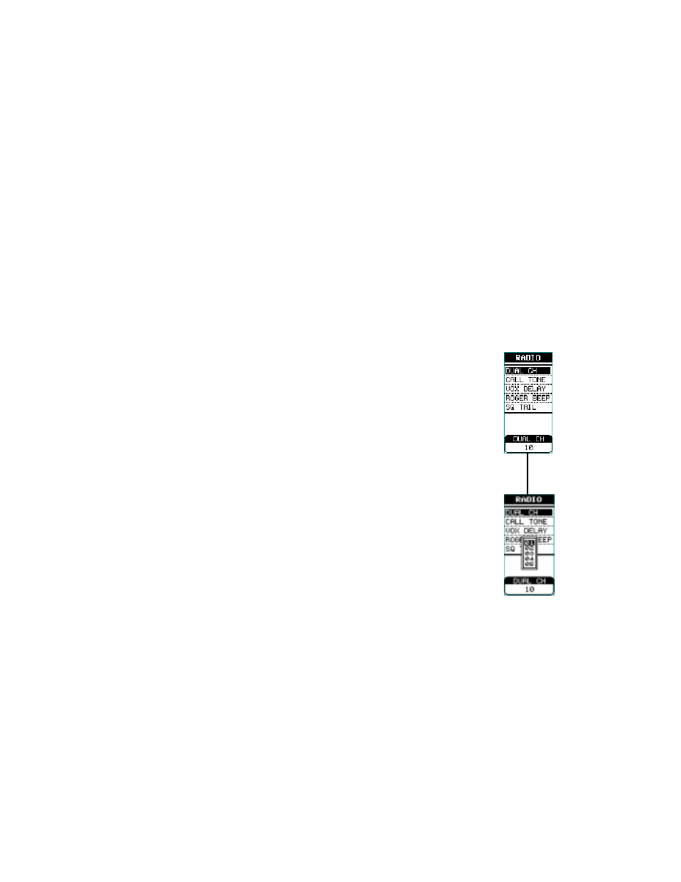 Accessing the radio setup functions | Audiovox GMRGPS User Manual | Page 41 / 52