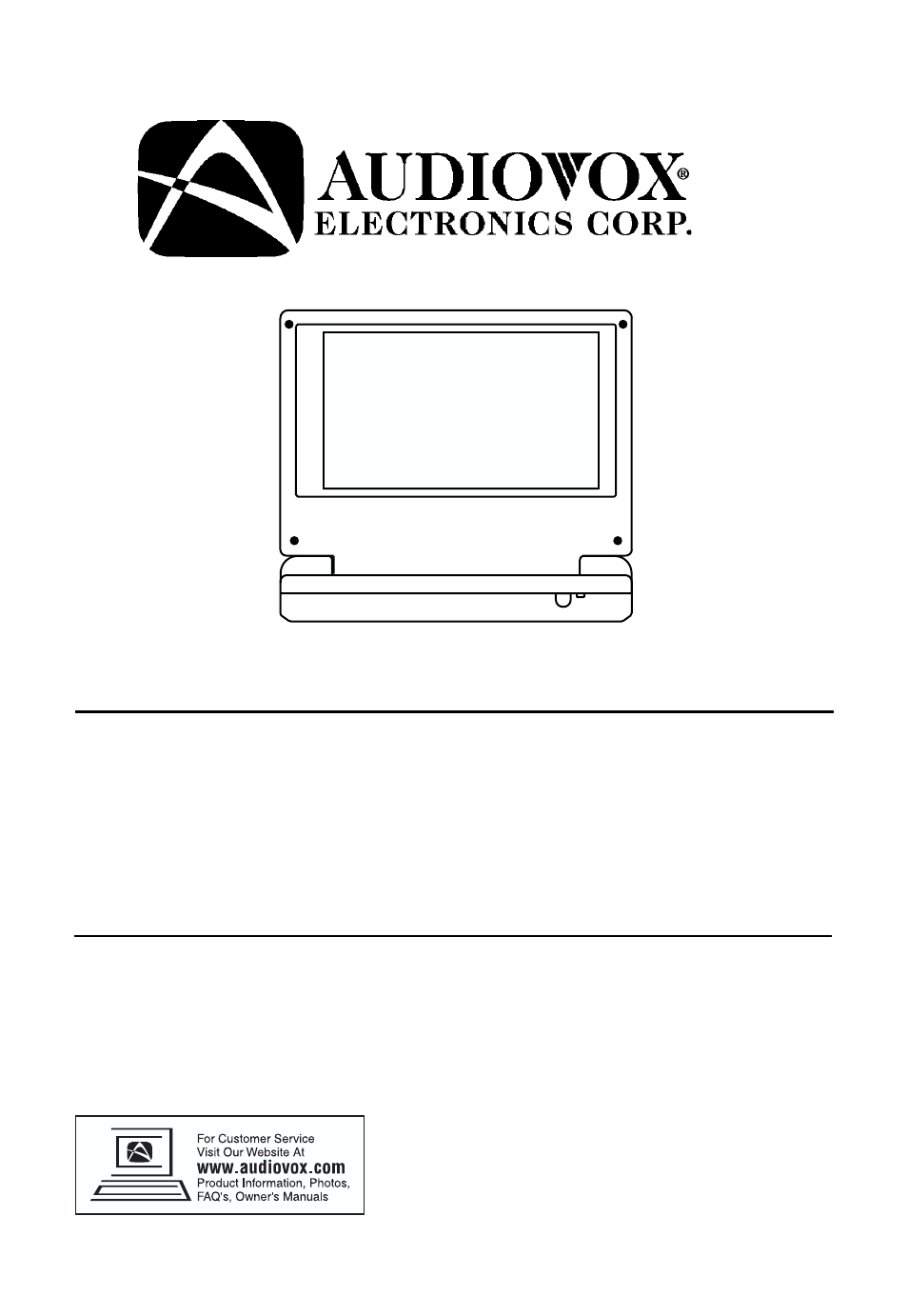 Audiovox VBP70 User Manual | 35 pages