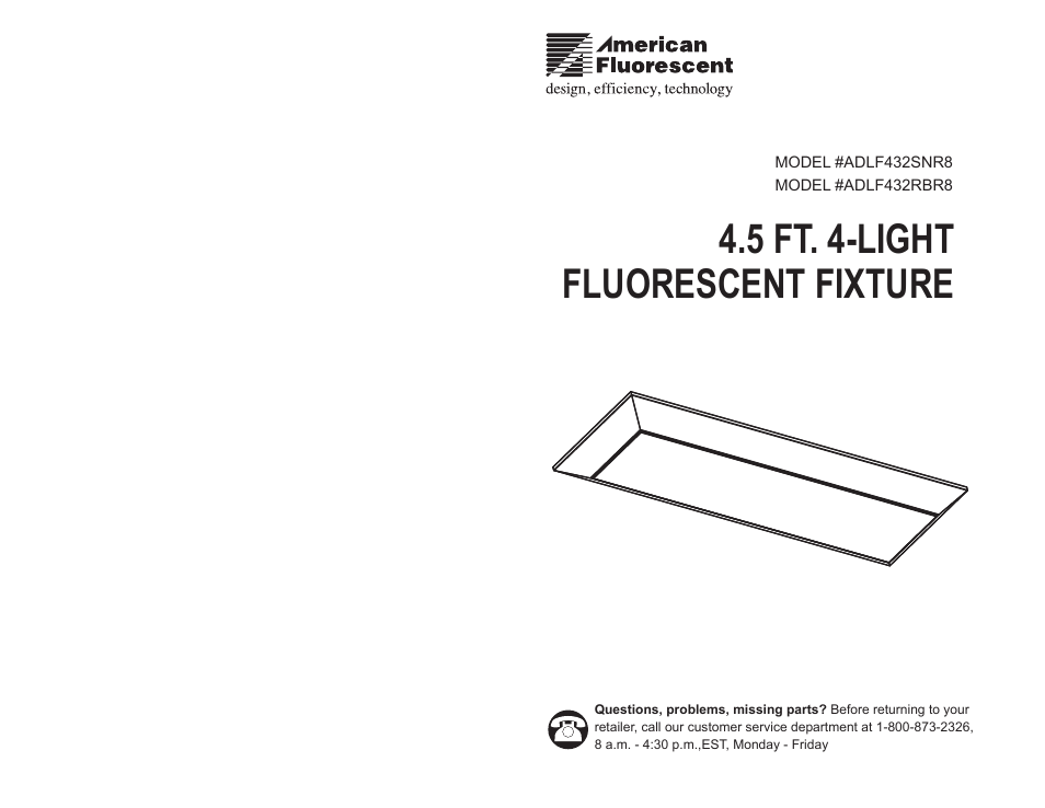 AFX ADLF432SNR8 User Manual | 4 pages