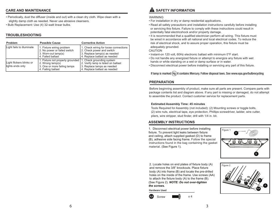 AFX ADLF432SNR8 User Manual | Page 4 / 4