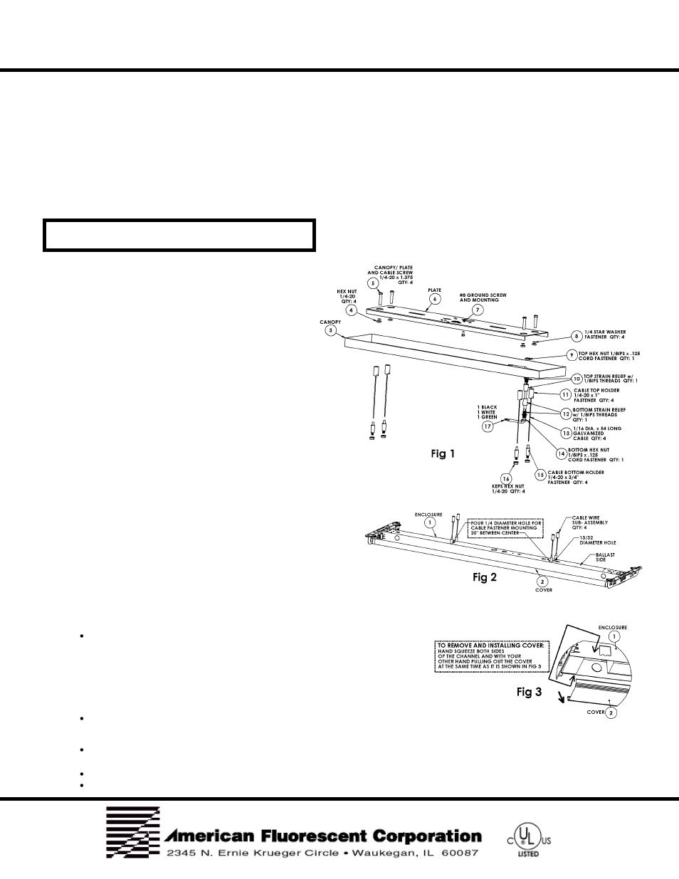 AFX AEL232RBMV-CK User Manual | 2 pages