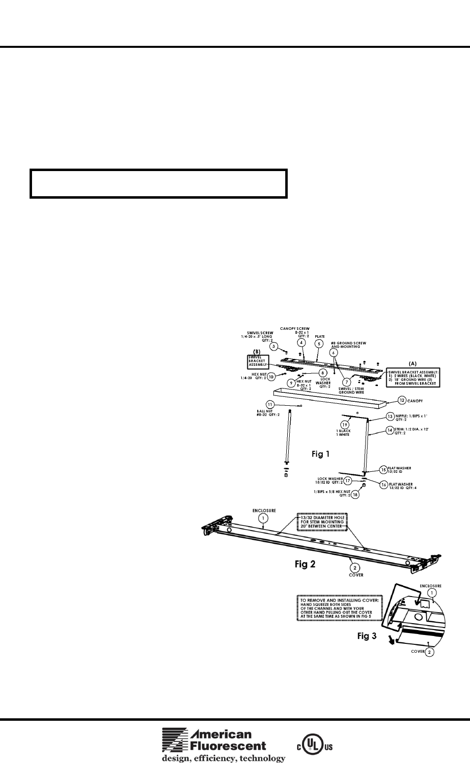 AFX AEL232RBMV User Manual | 2 pages