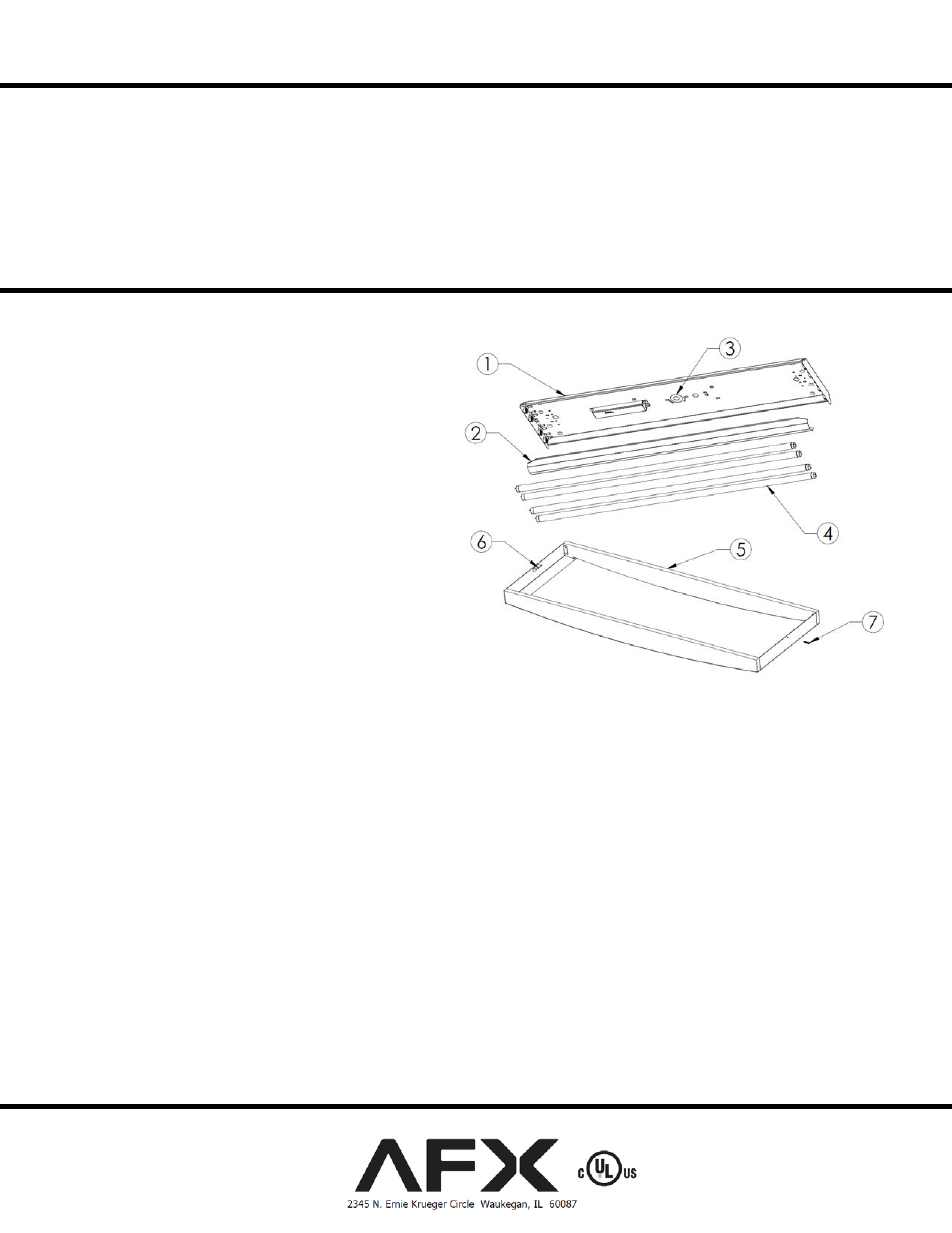 AFX GZL432RBMV User Manual | 1 page