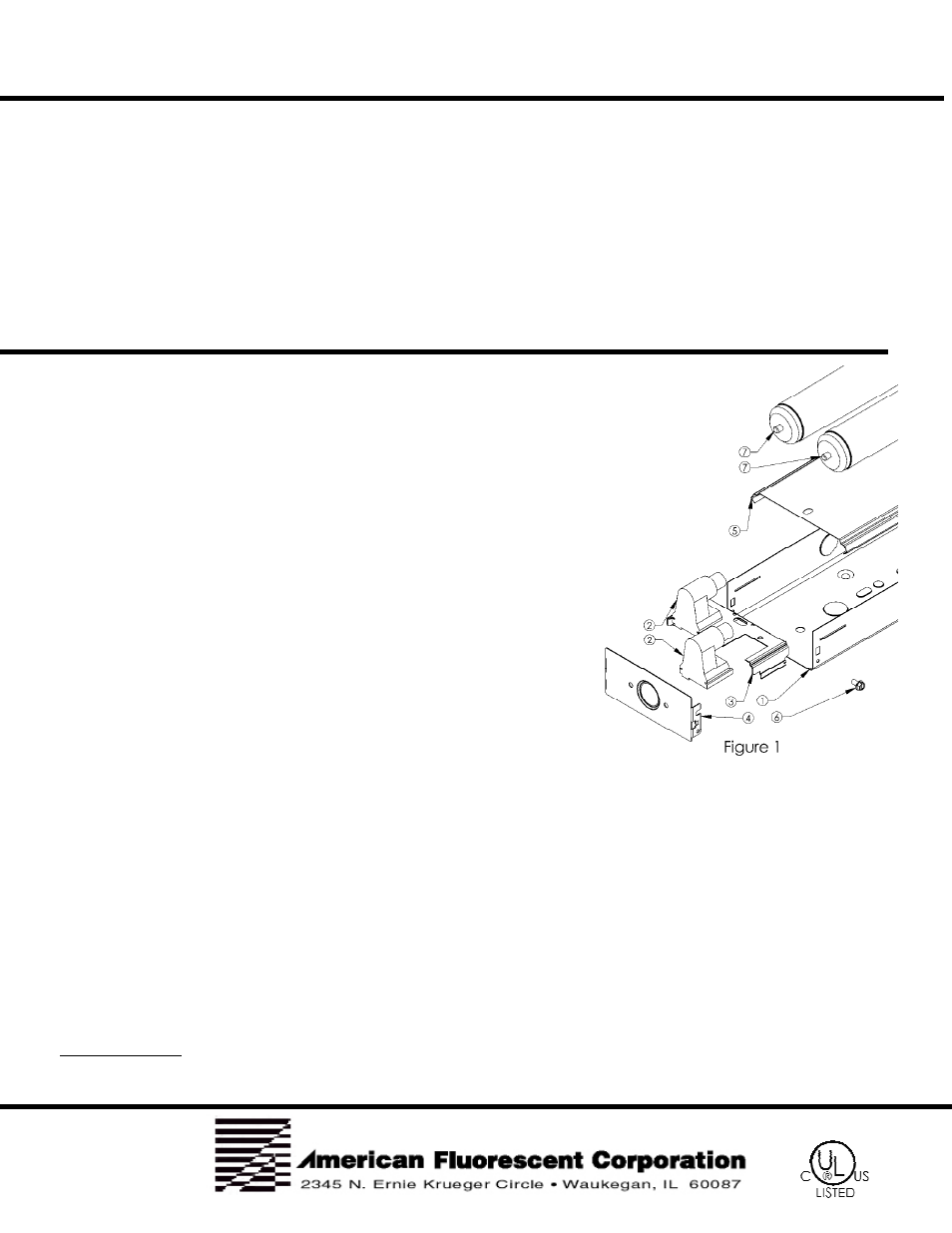 S-296 series, Fluorescent strip light | AFX S296MV User Manual | Page 2 / 2