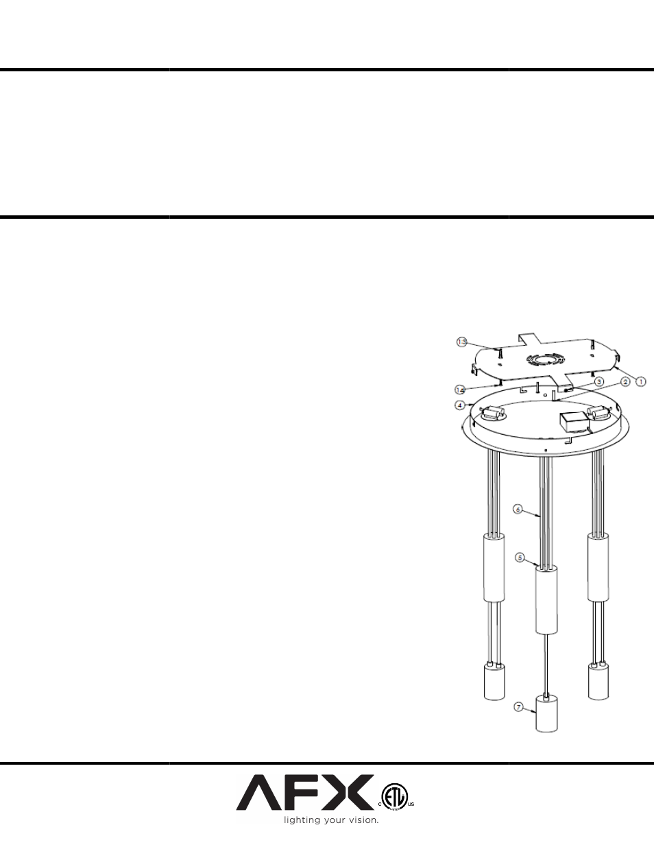 AFX CNP340041LSNYWH User Manual | 2 pages