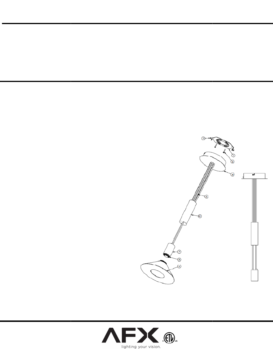 AFX CNP140027LSNPWH User Manual | 2 pages
