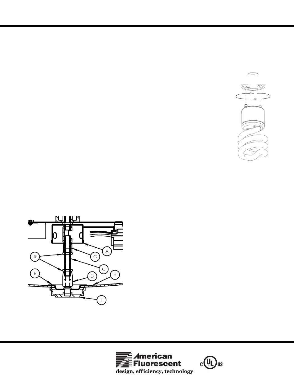 Hzp series, Fluorescent pendant | AFX HZP620SNSCTD User Manual | Page 2 / 2