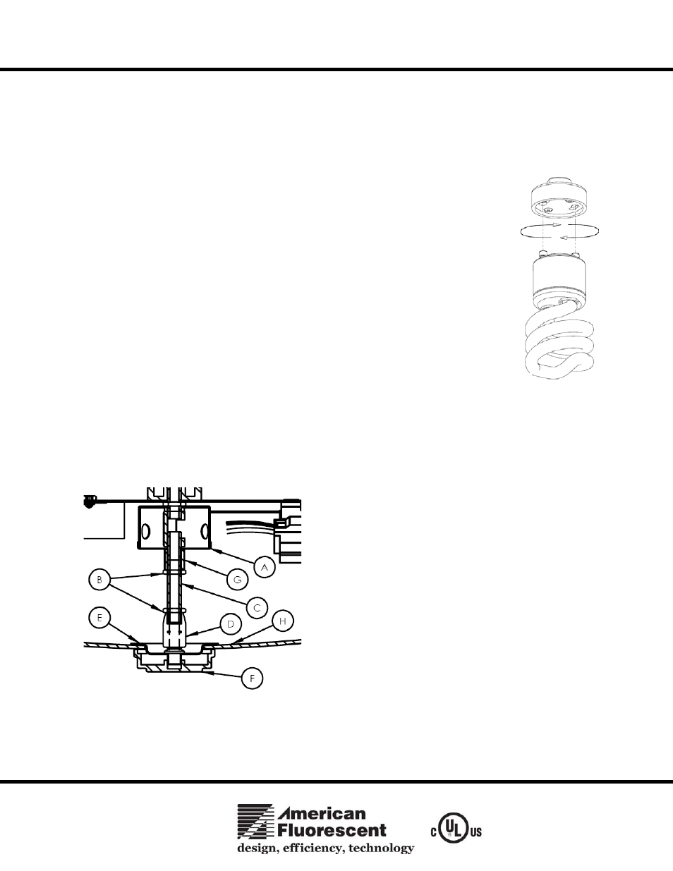 Shp series, Fluorescent pendant | AFX SHP620ACSCTD User Manual | Page 2 / 2