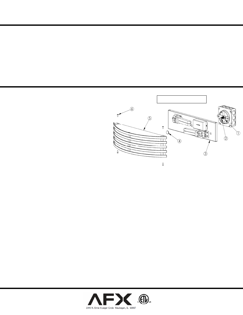 AFX BBSS17051400L30D2SA User Manual | 1 page