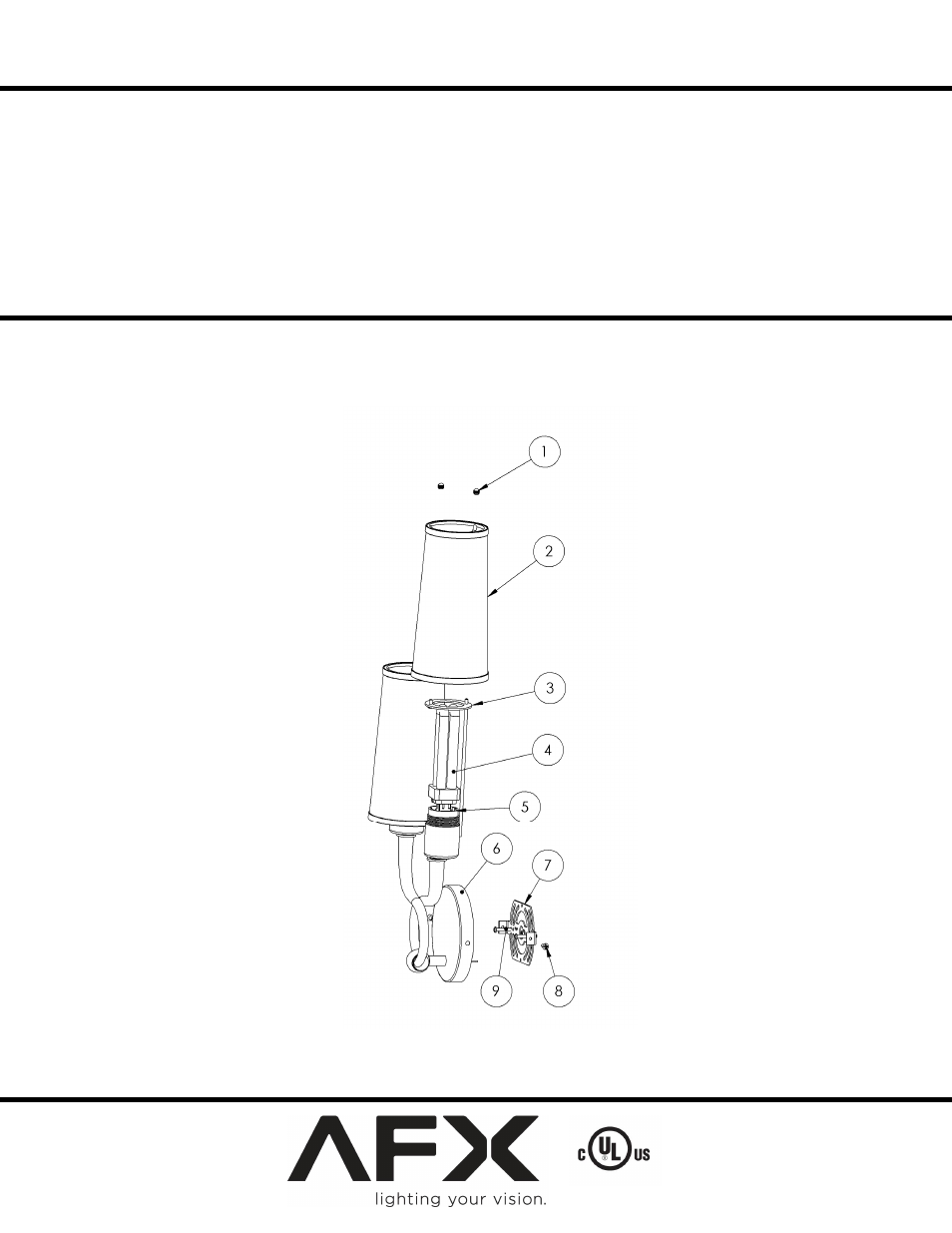 AFX HZS1016218QENSNFSS User Manual | 1 page