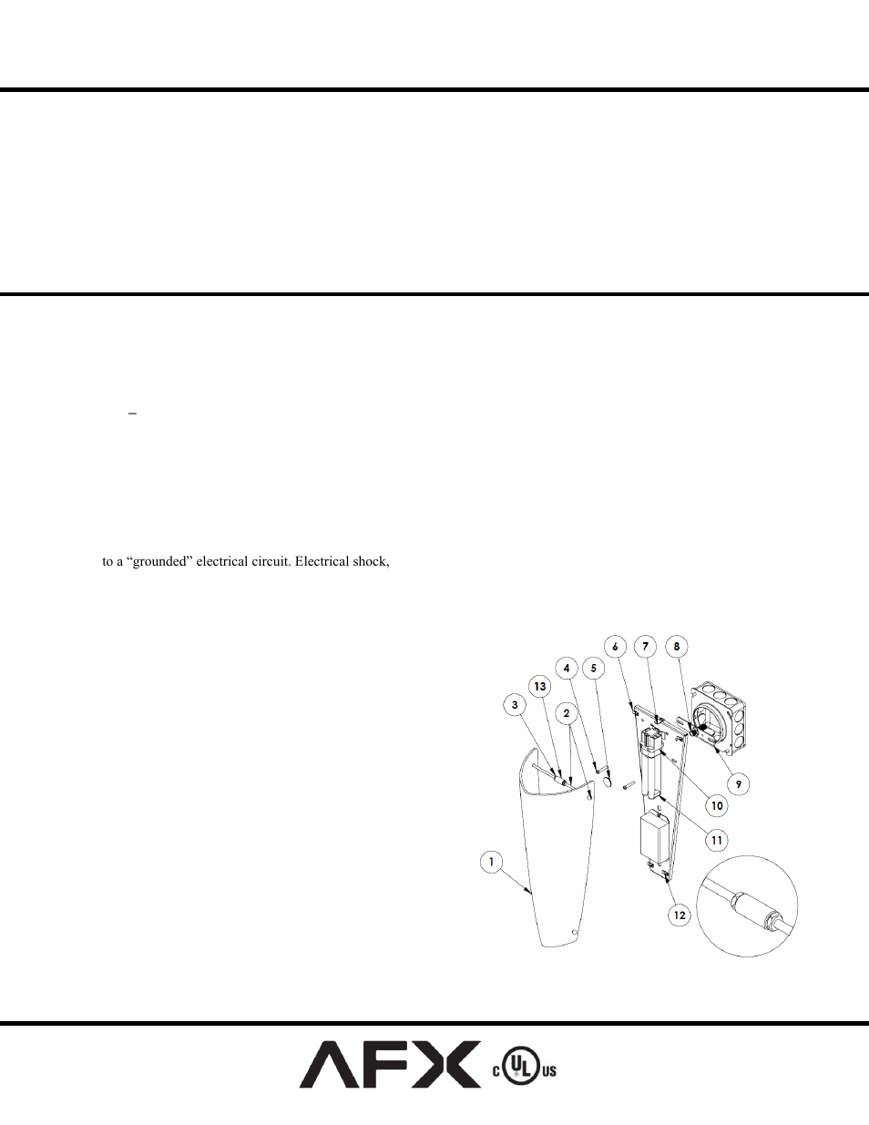 AFX LCS0615213QENWH User Manual | 1 page