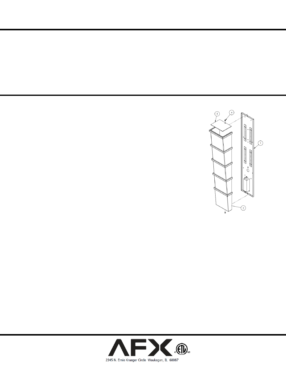 AFX LAS06261400L30D2SN User Manual | 1 page